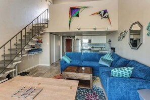 TV, fireplace, DVD player