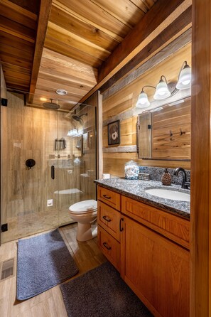 Shower, towels