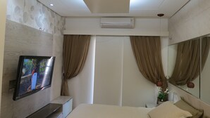 ซูพีเรียอพาร์ทเมนท์ | 2 ห้องนอน, เตารีด/โต๊ะรีดผ้า, Wi-Fi ฟรี, ห้องพักตกแต่งอย่างมีเอกลักษณ์