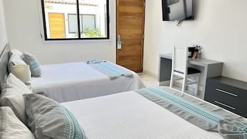 Free WiFi, bed sheets