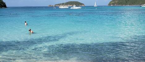 Una spiaggia nelle vicinanze