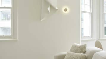 Apartemen Desain, 3 kamar tidur (JARDAN) | Area keluarga | TV, Netflix, stasiun docking iPod, dan stasiun docking MP3