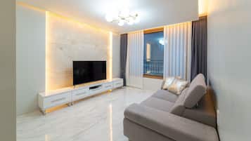 Poolvilla 202 | 客廳 | 平面電視