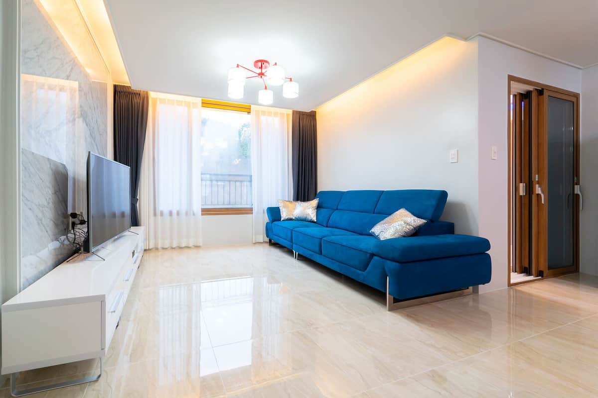 Poolvilla 102 | Living area | Flat-screen TV