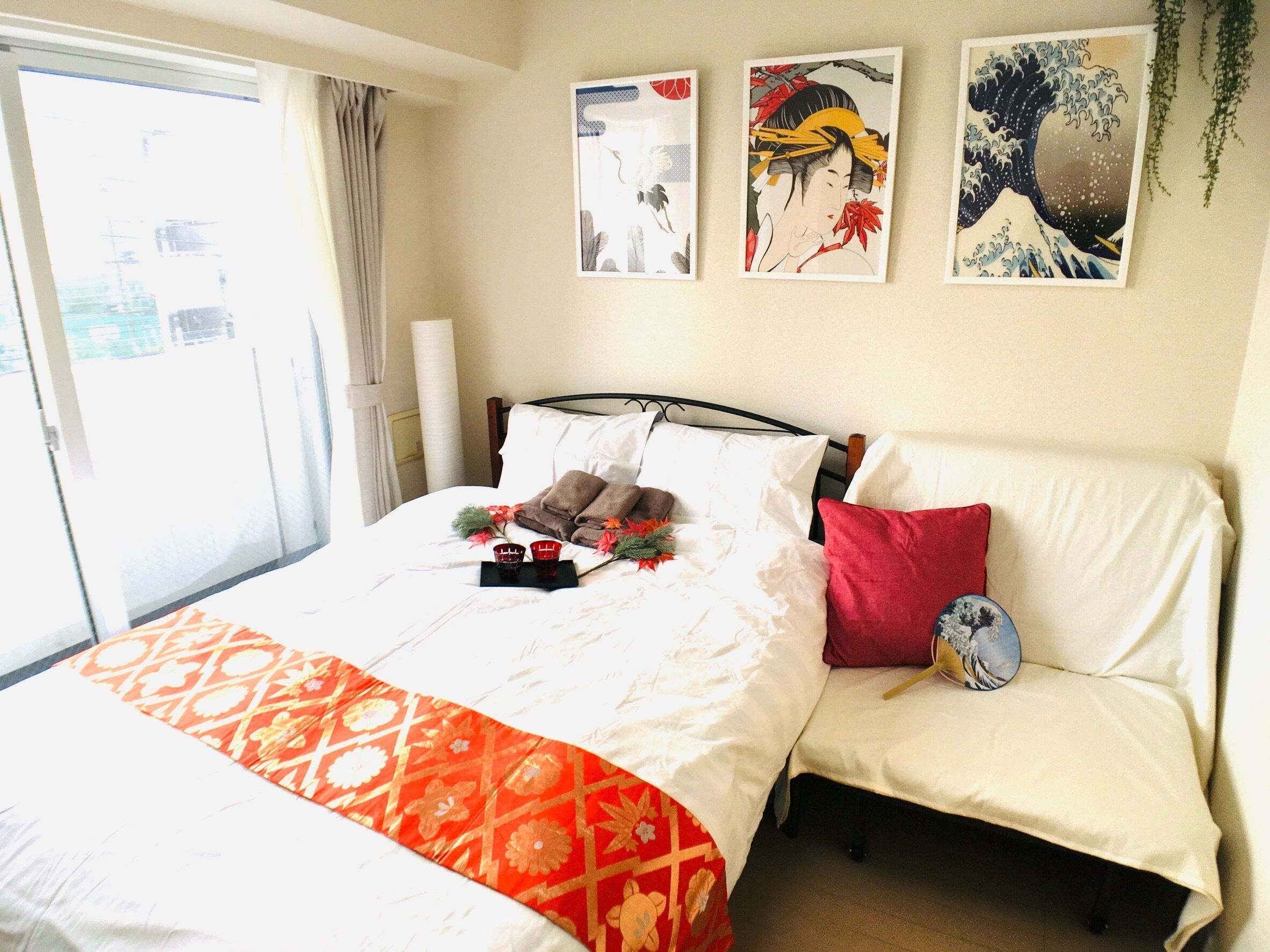 Kamar (/8) | 1 kamar tidur, setrika/meja setrika, Wi-Fi gratis, dan seprai linen