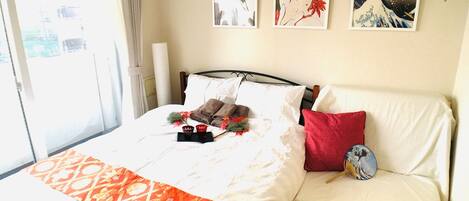 Kamar (/8) | 1 kamar tidur, setrika/meja setrika, Wi-Fi gratis, dan seprai linen