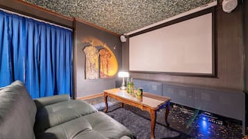 Party Room | Premium bedding, individually decorated, blackout drapes, soundproofing