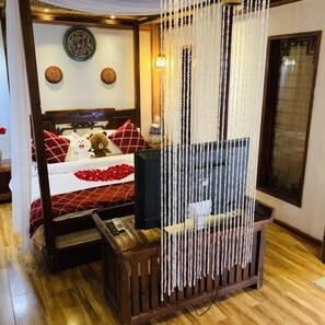 Kamar Double Galeri (Mainland Chinese Citizen Only) | Meja kerja, tirai kedap cahaya, dan Wi-Fi gratis