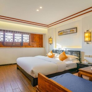 Blackout drapes, free WiFi, bed sheets - Floral Hotel Mi Yu Inn Lijiang (Lijiang)