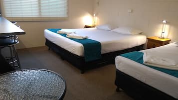 Twin / Triple (King & Single Bed 2-3 Person Max) | Iron/ironing board, free WiFi, bed sheets