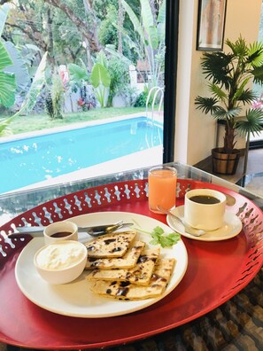Petit déjeuner continental compris tous les jours