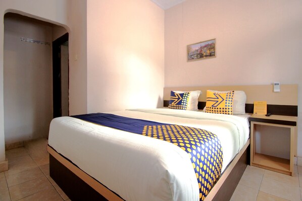 Chambre double | Accès au Wi-Fi (inclus), literie fournie