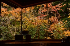 Ferienhaus (JPN Style, Semi-open-air Bath, Annex) | Ausblick vom Zimmer