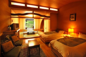 In-room safe, free WiFi, bed sheets - Kurokawa Onsen Okunoyu (Minamioguni)