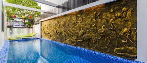 Kamar Double Grand, balkon, pemandangan kolam renang | Pemandangan dari kamar