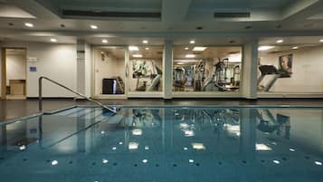 Indoor pool, outdoor pool