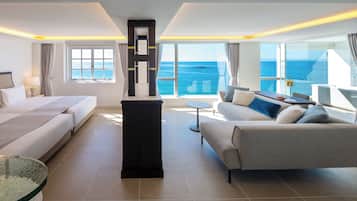 Down duvets, free minibar, in-room safe, blackout curtains