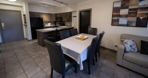 Oven, stovetop, dishwasher, blender