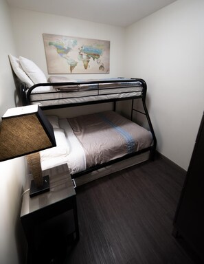 2 bedrooms, iron/ironing board