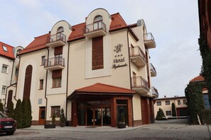 Façana frontal de l'allotjament