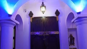 Interior entrance