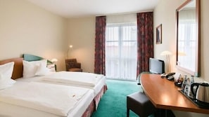 Standard Twin Room | Hypo-allergenic bedding, desk, soundproofing, iron/ironing board - Trip INN Hotel Dasing-Augsburg (Dasing)