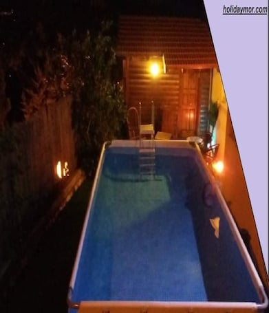 Indoor pool, seasonal outdoor pool