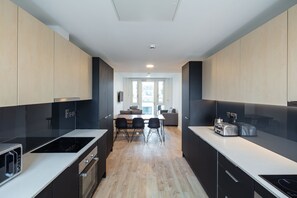 Fridge, microwave, stovetop, toaster - Dominick Place (Dublin)