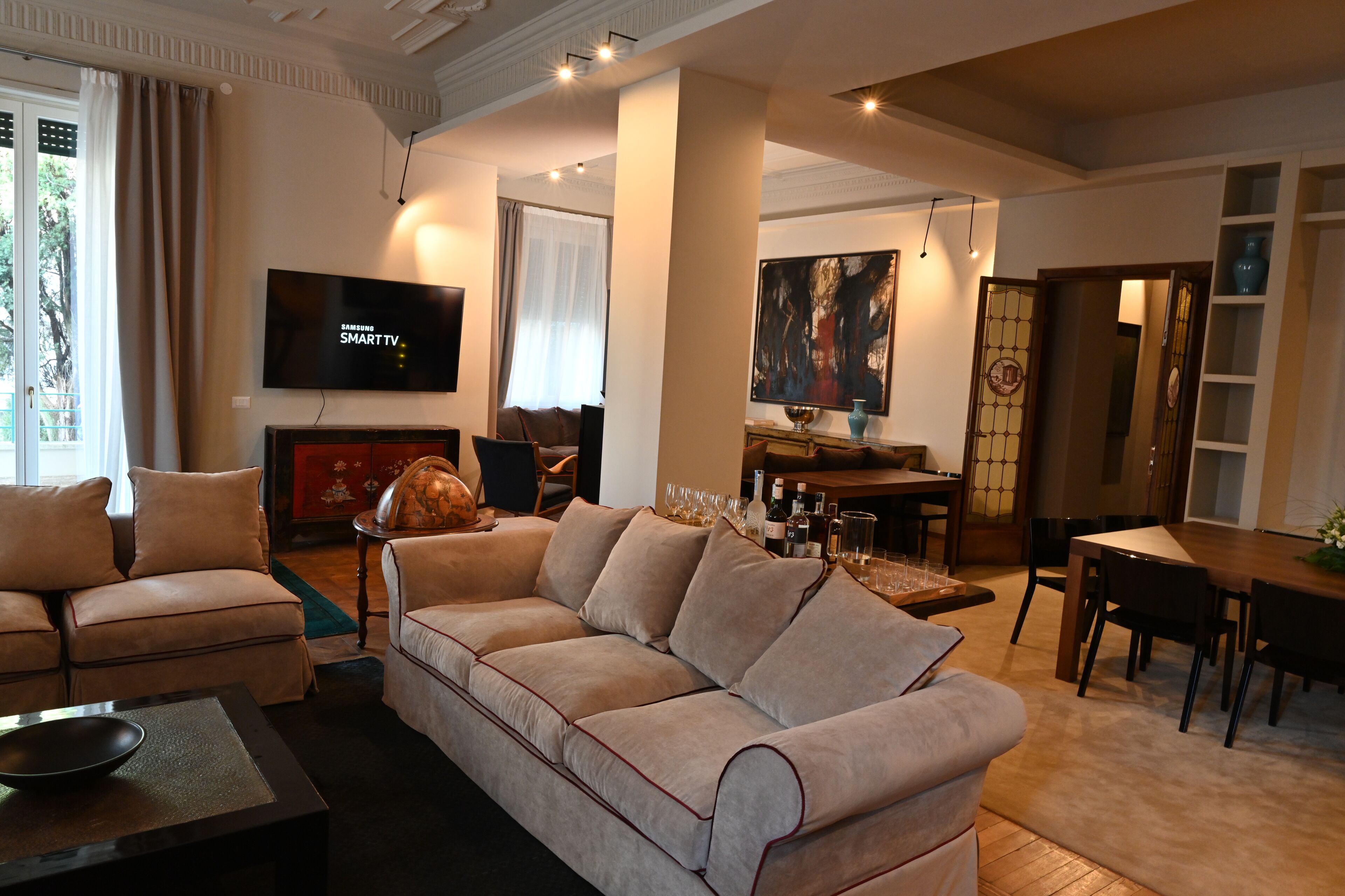 Coin salon dans le hall