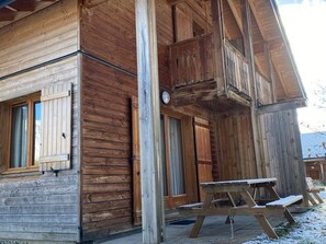 Exterior - 3-room chalet, terrace, pets welcome, parking (Le Dévoluy)