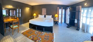 Down duvets, memory-foam beds, individually furnished, desk