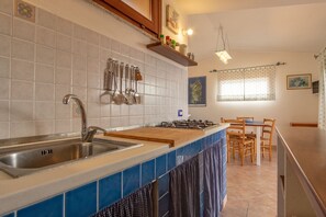 Apartment, 1 Bedroom, Patio, Sea View | Private kitchenette | Fridge, stovetop, cookware/dishes/utensils