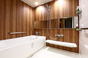 Suite Room(69sqm) | Bathroom | Free toiletries, hair dryer, slippers, bidet