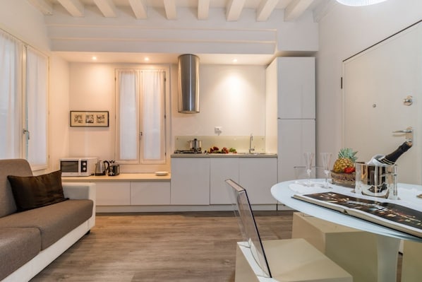 City-Apartment, 1 Schlafzimmer | Wohnbereich