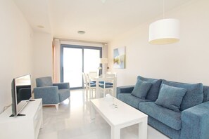 Living area - First line apartment in Altea, Campomanes, Ref 1015 Elena Hills (Altea)
