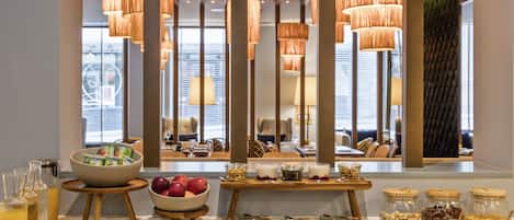 Daily buffet breakfast (EUR 14 per person)