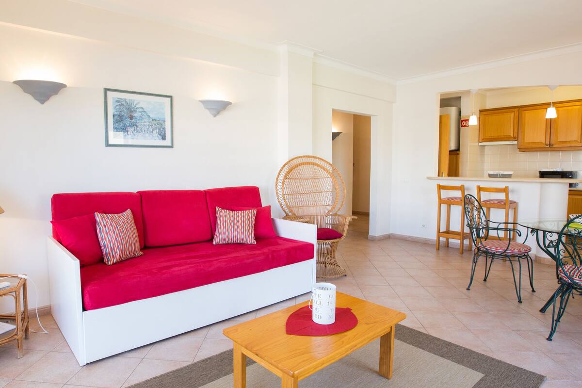 Apartment, 1 Schlafzimmer | Wohnbereich | Flachbildfernseher