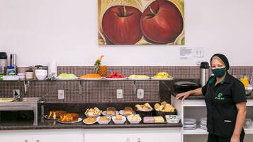 Gratis frukostbuffé varje dag