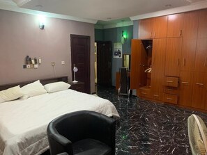 1 bedroom, iron/ironing board, bed sheets - 1 Bedroom Flat build (Abeokuta)