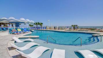 Indoor pool, outdoor pool