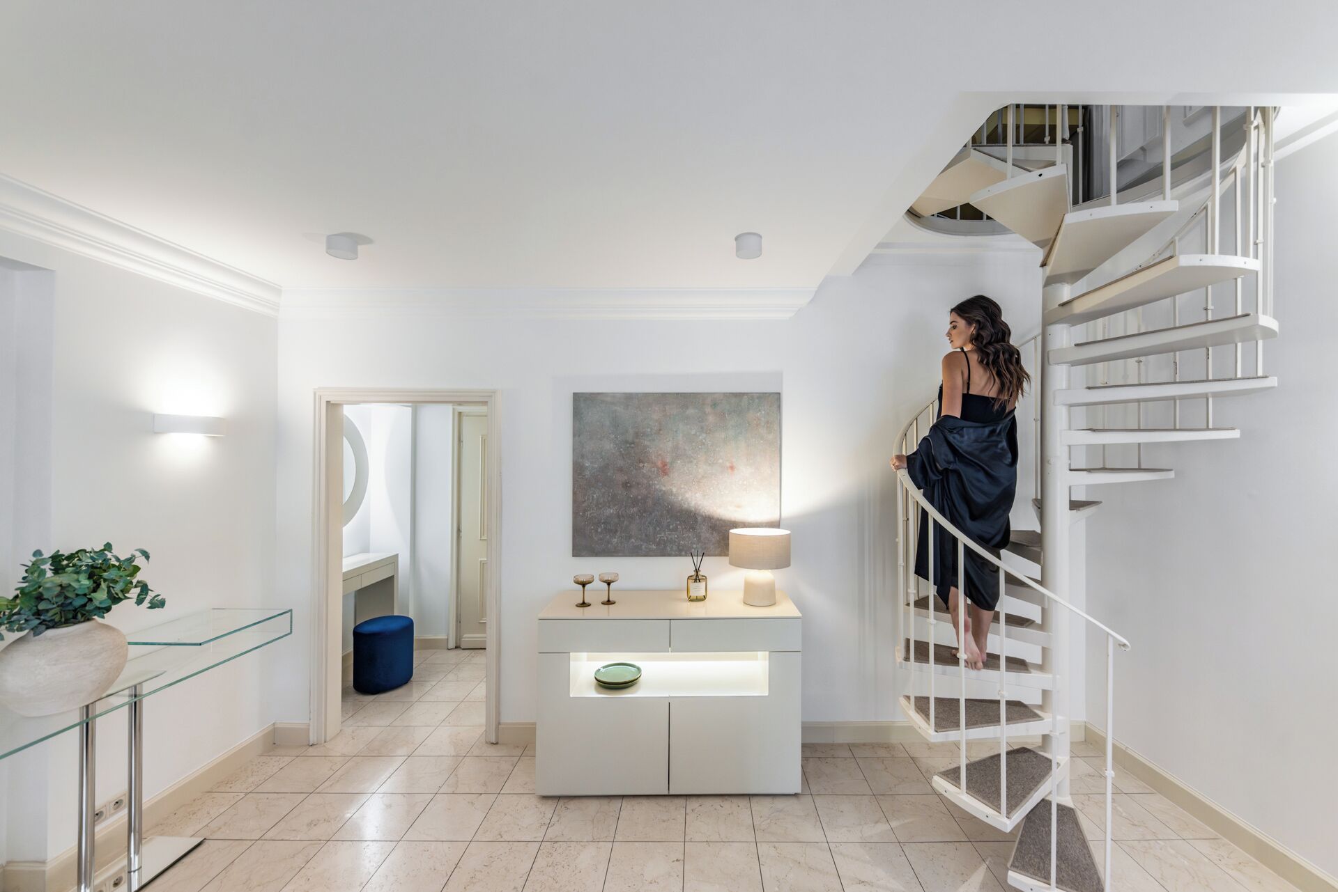 Apartament presidencial | Sala d&#x27;estar | Televisor de pantalla plana i terres tèrmics 