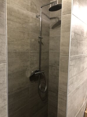 Shower, hair dryer