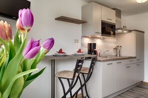 Comfort Double Room, 1 Queen Bed (incl. 35 EUR Cleaning Fee) | Living area