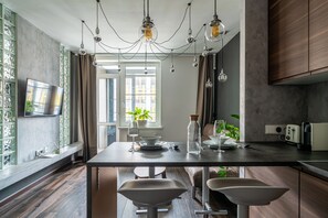 Living area - Letyourflat Apartments Futurist (St. Petersburg)