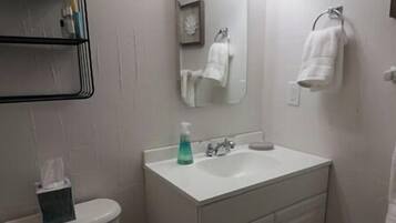 Combined shower/tub