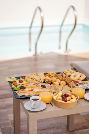 Daily to-go breakfast for a fee