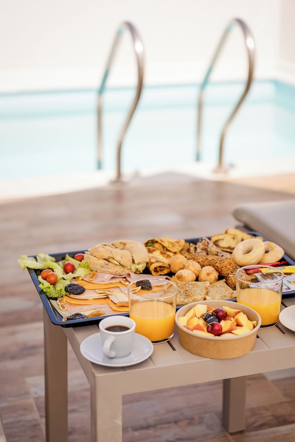 Daily to-go breakfast for a fee
