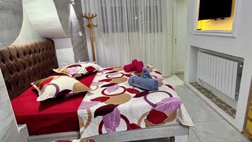 2 slaapkamers, een strijkplank/strijkijzer, wifi, beddengoed