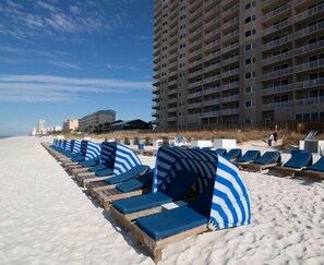On the beach