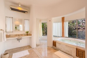 Shower, towels